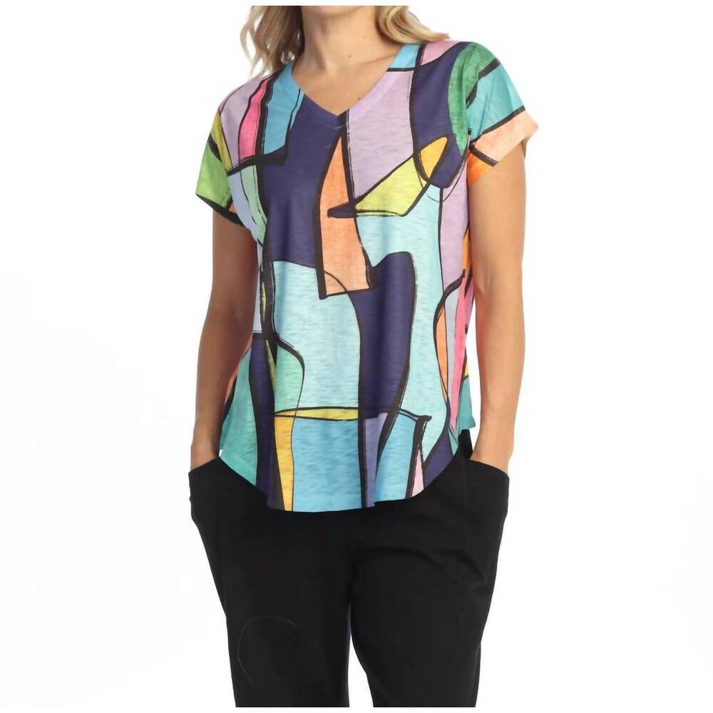 NEW JESS & JANE cap sleeve top in vita